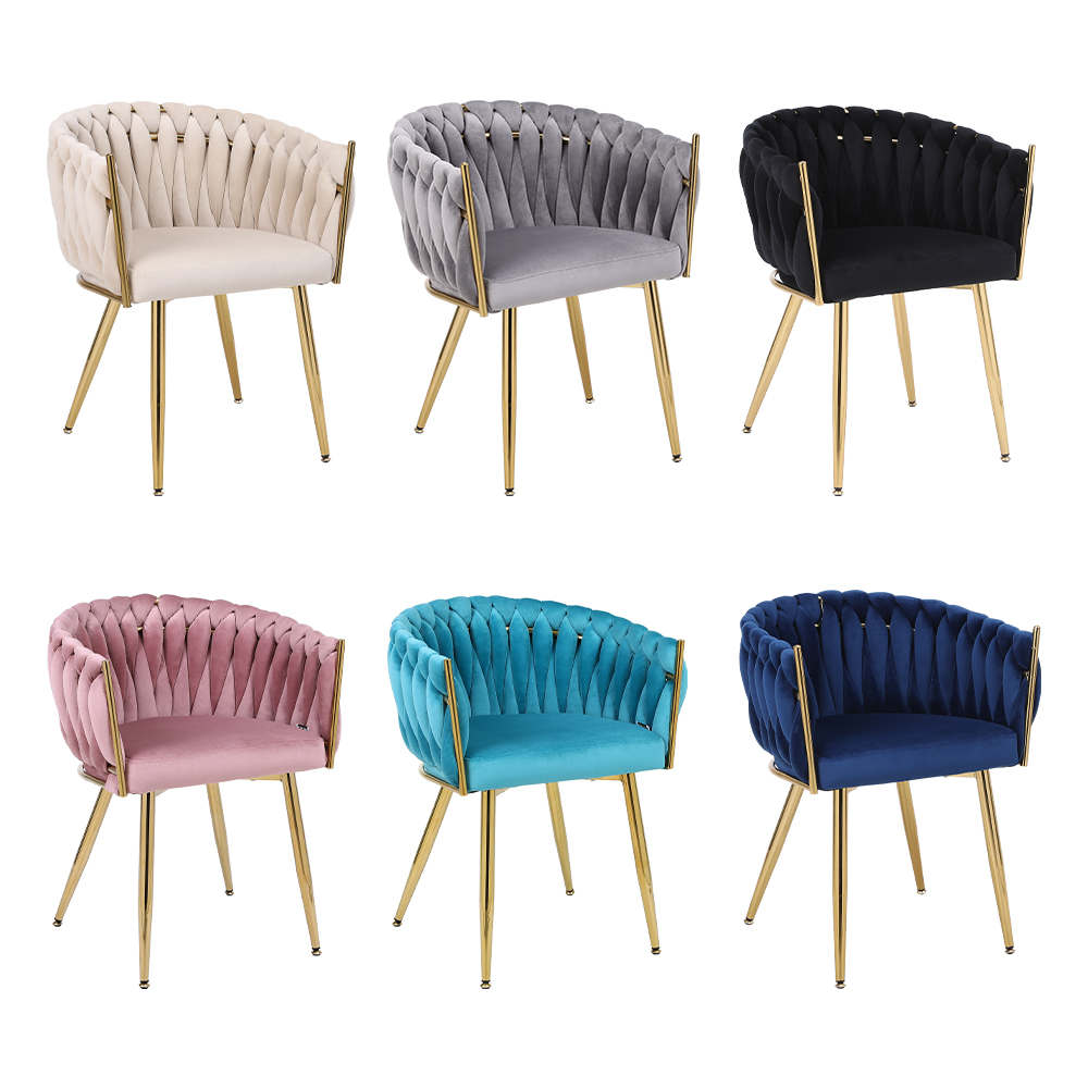 pink dining chairs